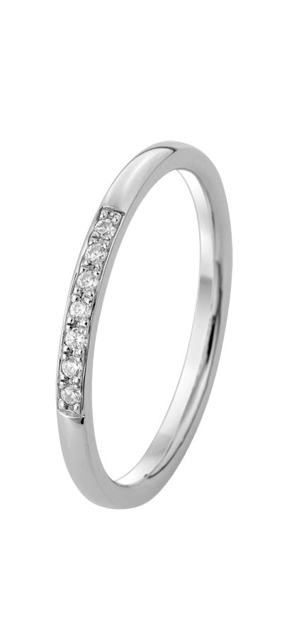 530124-Y514-001 | Memoirering Osnabrück 530124 600 Platin, Brillant 0,070 ct H-SI∅ Stein 1,4 mm 100% Made in Germany   766.- EUR   