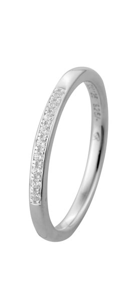 530125-Y514-001 | Memoirering Osnabrück 530125 600 Platin, Brillant 0,090 ct H-SI∅ Stein 1,4 mm 100% Made in Germany   885.- EUR   