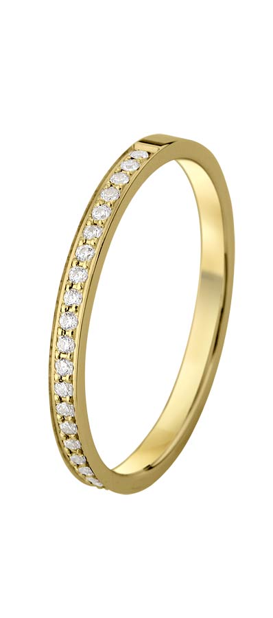 533687-5100-001 | Memoirering Osnabrück 533687 585 Gelbgold, Brillant 0,185 ct H-SI100% Made in Germany   1.614.- EUR   